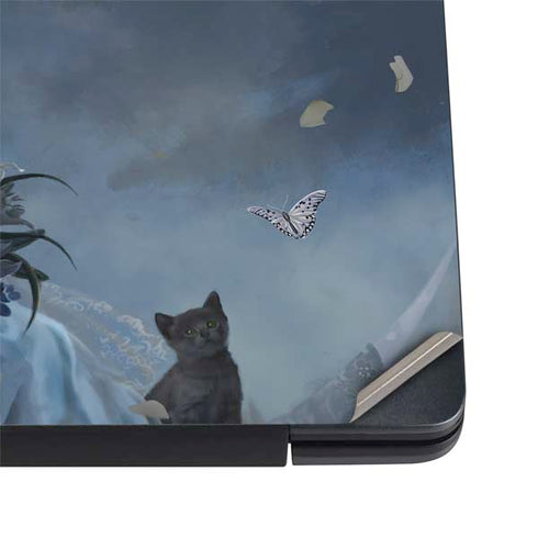 Fairy with Black Cat Sitting on Moon by Nene Thomas Dell Vostro Skin